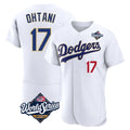 STECN LA.Dodgers #17 Shohei Ohtani Player Gold White World Series 2026 Collection Stadium Limited Elite Stitched Jerseys