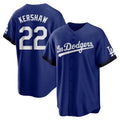 STECN LA.Dodgers #22 Clayton Kershaw Player Royal City Connect Home Game Stitched Jerseys