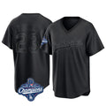 STECN LA.Dodgers #23 Kyle Tucker Player Black World Series Meet Pitch Fashion T-shirt Stitched Jerseys