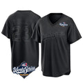 STECN LA.Dodgers #23 Kyle Tucker Player Black World Series Pitch Fashion T-shirt Stitched Jerseys