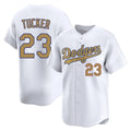 STECN LA.Dodgers #23 Kyle Tucker Player Gold Collection Limited Home Stitched Jerseys