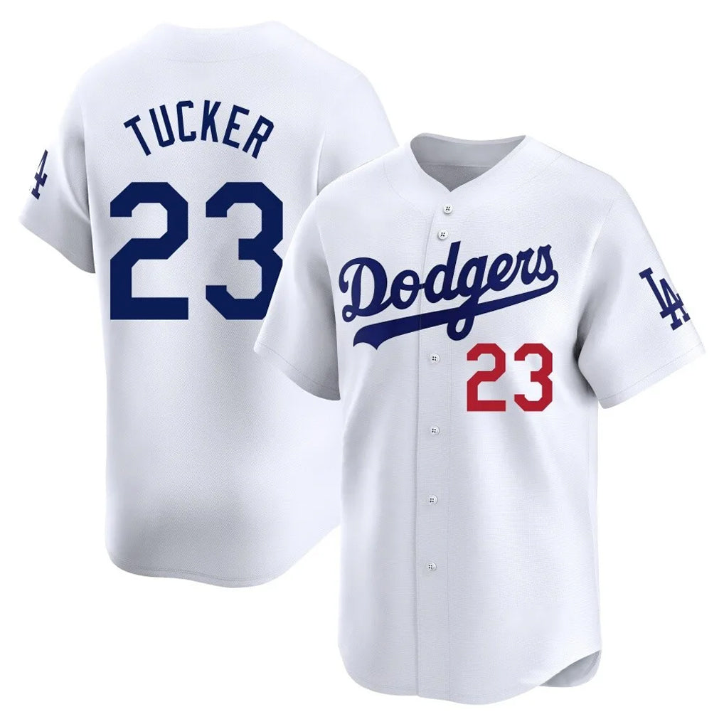 STECN LA.Dodgers #23 Kyle Tucker Player White Limited Home Stitched Jerseys