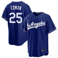 STECN LA.Dodgers #25 Tommy Edman Player Royal Game Stitched Jerseys