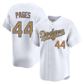 STECN LA.Dodgers #44 Andy Pages Player Gold Collection Limited Home Stitched Jerseys