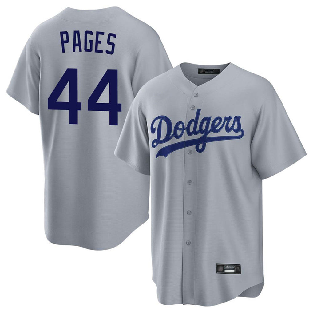 STECN LA.Dodgers #44 Andy Pages Player Gray Game Stitched Jerseys