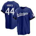 STECN LA.Dodgers #44 Andy Pages Player Royal City Connect Home Game Stitched Jerseys