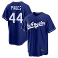 STECN LA.Dodgers #44 Andy Pages Player Royal Game Stitched Jerseys