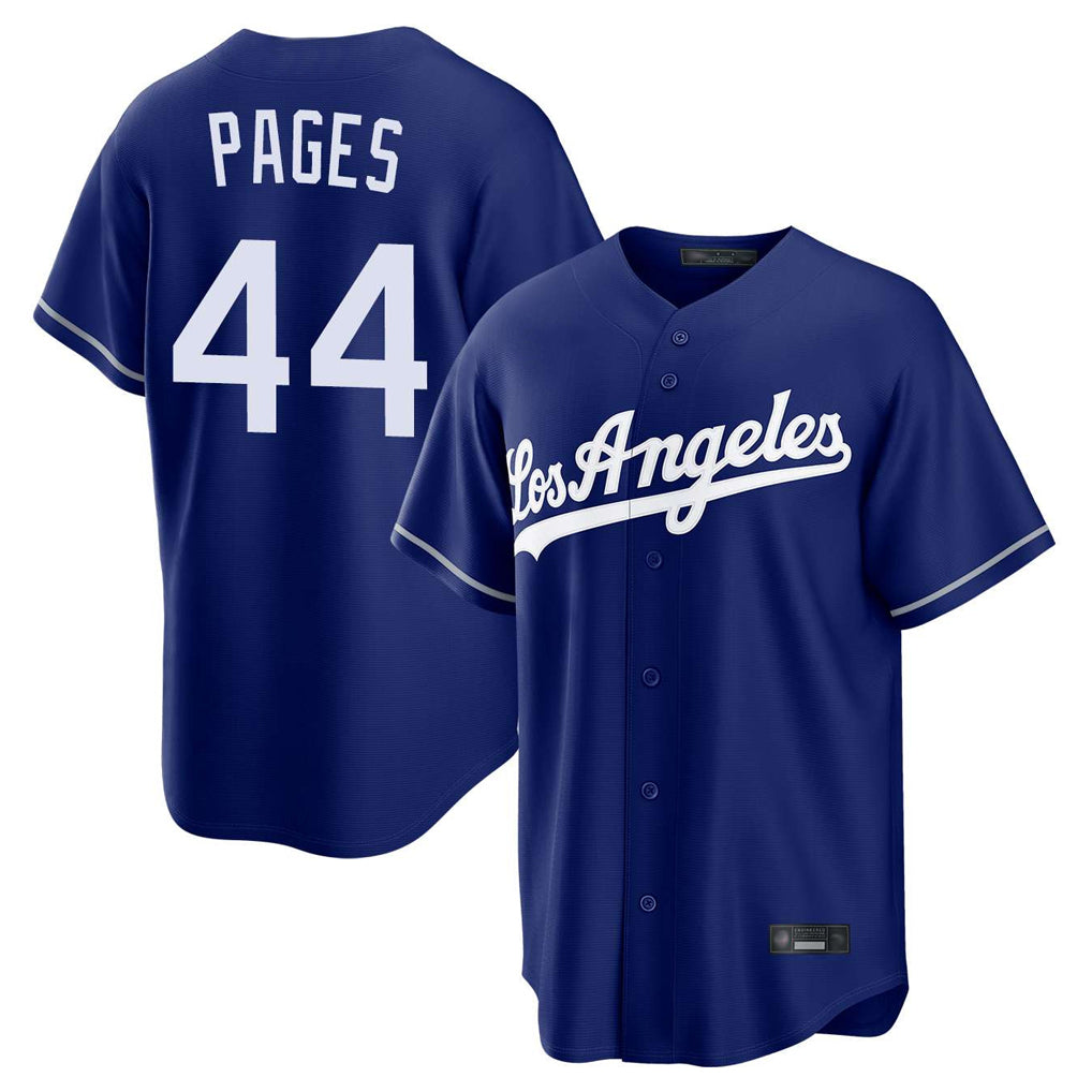 STECN LA.Dodgers #44 Andy Pages Player Royal Game Stitched Jerseys