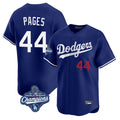 STECN LA.Dodgers #44 Andy Pages Player Royal World Series Meet Limited Home Stitched Jerseys