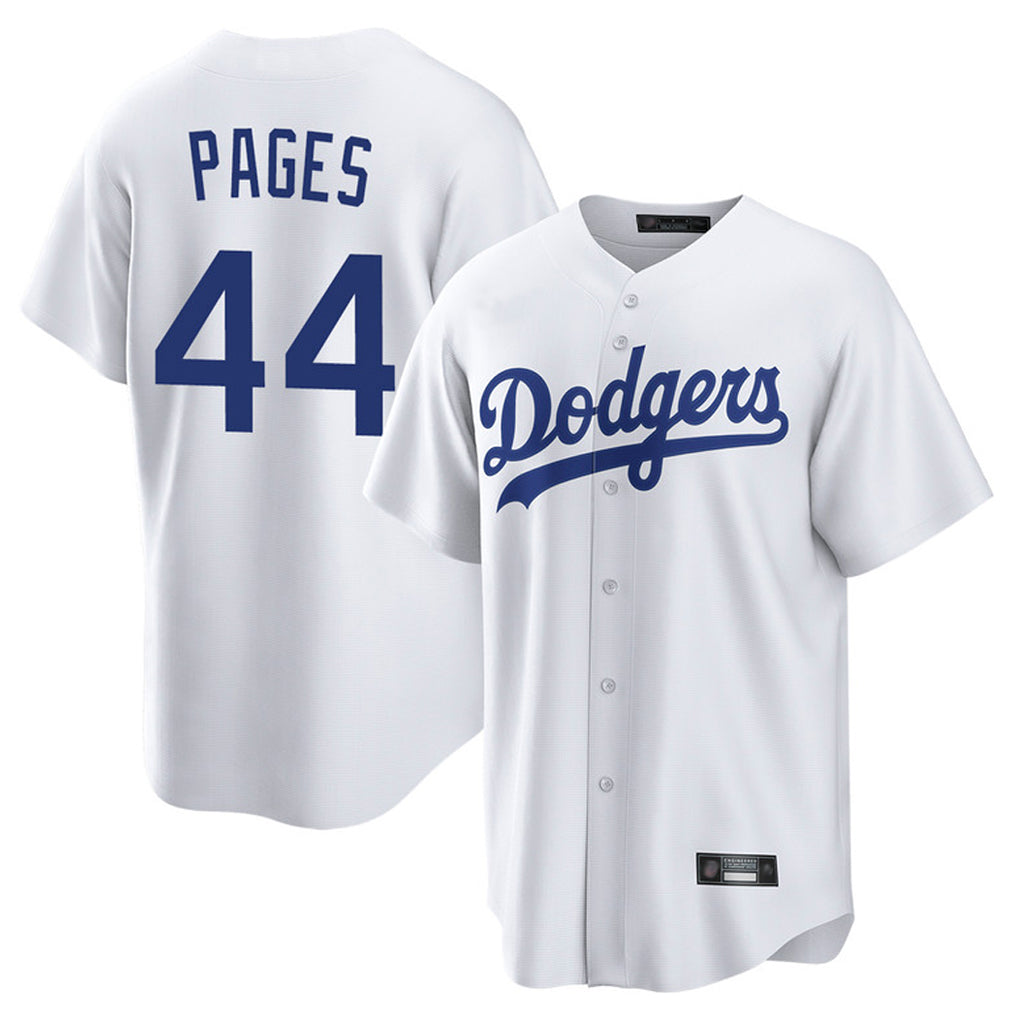 STECN LA.Dodgers #44 Andy Pages Player White Game Home Stitched Jerseys