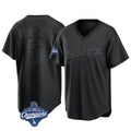 STECN LA.Dodgers #5 Freddie Freeman Player Black World Series Meet Pitch Fashion T-shirt Stitched Jerseys