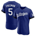 STECN LA.Dodgers #5 Freddie Freeman Player Royal City Connect Elite Home Stitched Jerseys