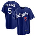 STECN LA.Dodgers #5 Freddie Freeman Player Royal Game Home Stitched Jerseys
