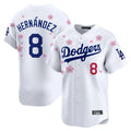 STECN LA.Dodgers #8 Enrique Hern?¡ì?¨¦ndez Player White Tokyo Series Vapor Premier Limited Stitched Jerseys