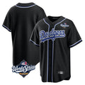 STECN LA.Dodgers Blank Player Black Carbon Limited Home World Series Stitched Jerseys