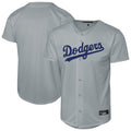 STECN LA.Dodgers Blank Player Gray Game Stitched Jerseys