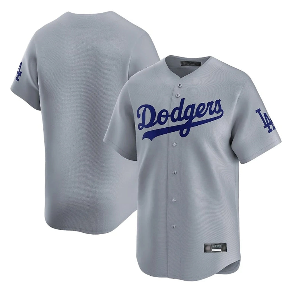 STECN LA.Dodgers Blank Player Gray Limited Home Stitched Jerseys