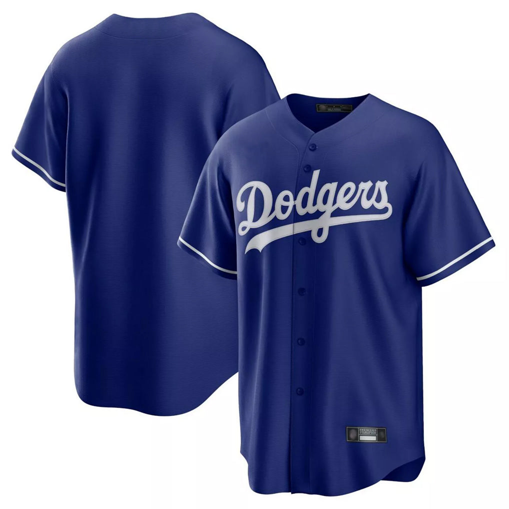 STECN LA.Dodgers Blank Player Royal Game Home Stitched Jerseys