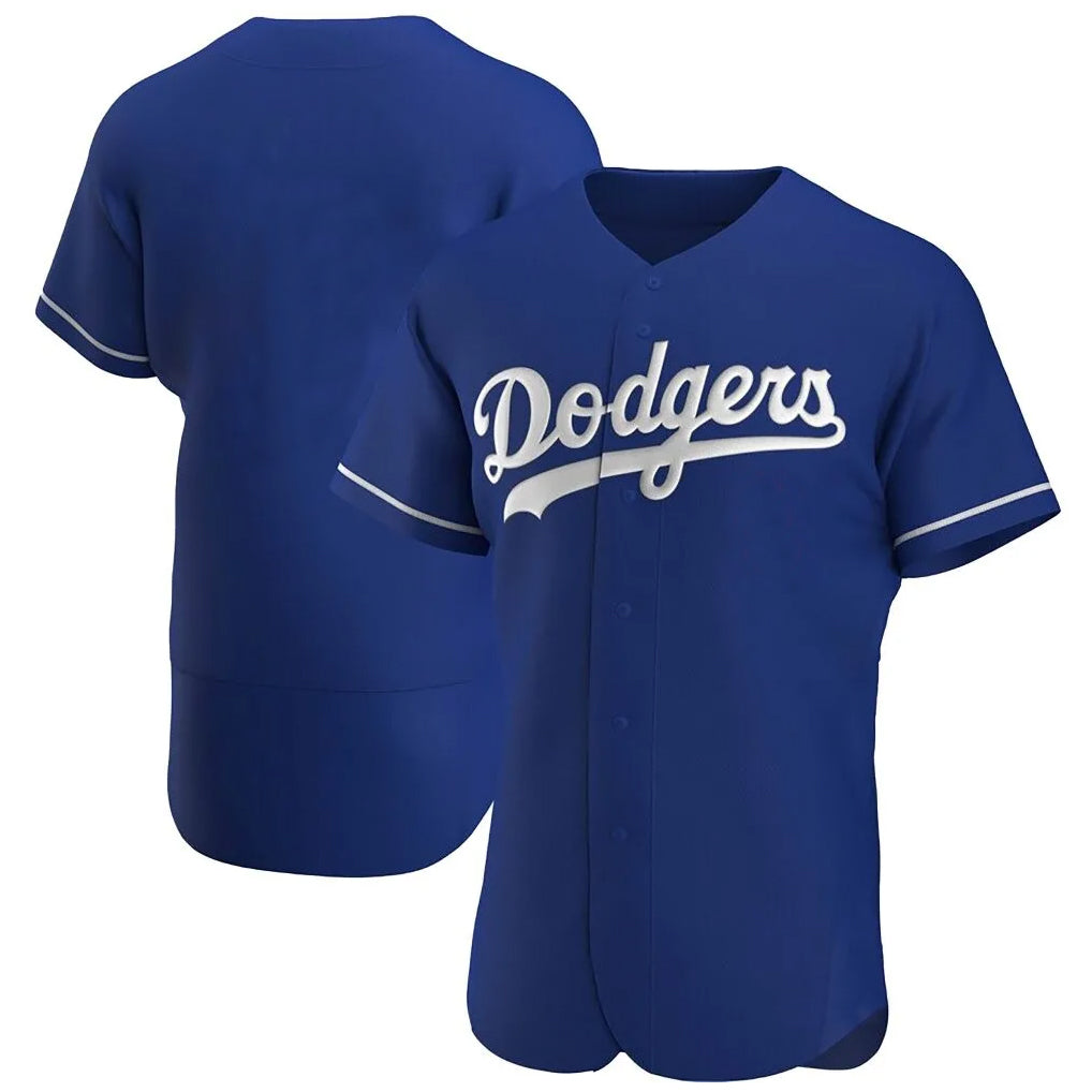 STECN LA.Dodgers Blank Player Royal Limited Elite Home Stitched Jerseys