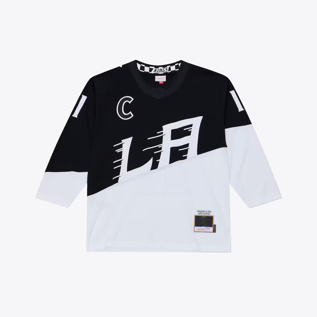 STECN LA.Kings #11 Anze Kopitar Mitchell & Ness Black 2020 Power Play Jerseys