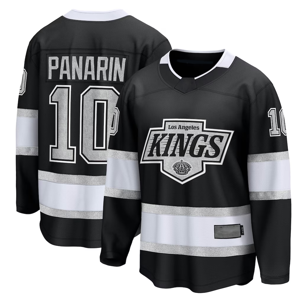 STECN LA.Kings #10 Artemi Panarin Black Home Breakaway Jerseys