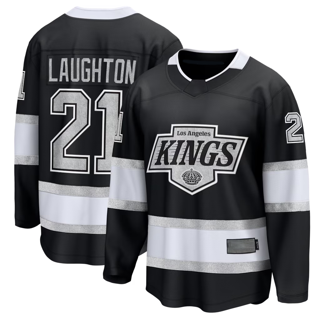 STECN LA.Kings #21 Scott Laughton Black Home Breakaway Jerseys