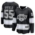 STECN LA.Kings #55 Quinton Byfield Black Home Breakaway Jerseys