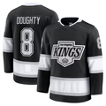STECN LA.Kings #8 Drew Doughty Black Home Premium Jerseys