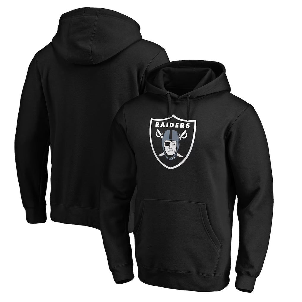 STECN LV.Raiders Black LOGO Pullover Hoodies Home Game Blank Player Stitched Jerseys