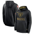 STECN LV.Raiders Black Salute to Service Hoodies Limited Game Blank Player Stitched Jerseys