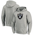STECN LV.Raiders Gray LOGO Pullover Hoodies Home Game Blank Player Stitched Jerseys
