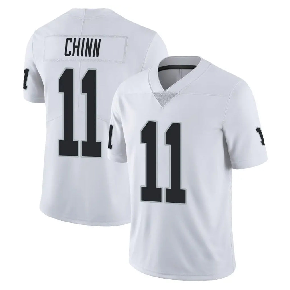 STECN LV.Raiders #11 Jeremy Chinn Player White Limited Vapor Untouchable Home Game Stitched Jerseys