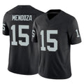 STECN LV.Raiders #15 Fernando Mendoza Player Black Limited Vapor F.U.S.E. Home Game Stitched Jerseys