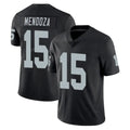 STECN LV.Raiders #15 Fernando Mendoza Player Black Limited Vapor Untouchable Home Game Stitched Jerseys
