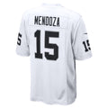 STECN LV.Raiders #15 Fernando Mendoza White Game Player Stitched Jerseys