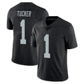 STECN LV.Raiders #1 Tre Tucker Player Black Limited Vapor Untouchable Home Game Stitched Jerseys