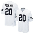 STECN LV.Raiders #20 Isaiah Pola-Mao Player White Home Game Stitched Jerseys