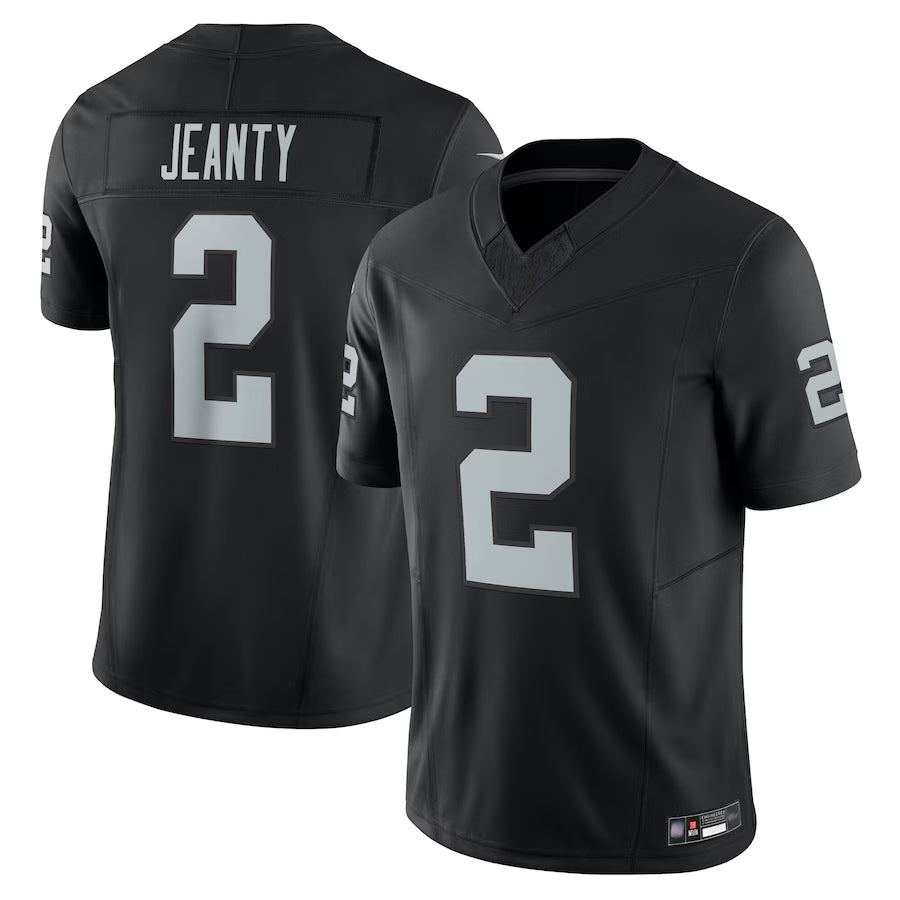 STECN LV.Raiders #2 Ashton Jeanty Player Black Home Limited Stitched Jerseys
