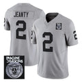 STECN LV.Raiders #2 Ashton Jeanty Player Gray Vapor Limited Home Game Stitched Jerseys