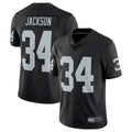 STECN LV.Raiders #34 Bo Jackson Player Black Vapor Limited Stitched Jerseys