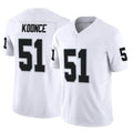 STECN LV.Raiders #51 Malcolm Koonce Player White Limited Vapor F.U.S.E. Home Game Stitched Jerseys