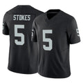 STECN LV.Raiders #5 Eric Stokes Player Black Limited Vapor F.U.S.E. Home Game Stitched Jerseys