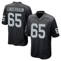 STECN LV.Raiders #65 Tyler Linderbaum Player Black Home Game Stitched Jerseys