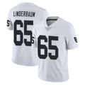 STECN LV.Raiders #65 Tyler Linderbaum Player White Limited Vapor Untouchable Home Game Stitched Jerseys