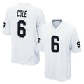 STECN LV.Raiders #6 A.J. Cole Player White Home Game Stitched Jerseys