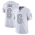 STECN LV.Raiders #6 A.J. Cole Player White Limited Color Rush Home Game Stitched Jerseys