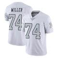 STECN LV.Raiders #74 Kolton Miller Player White Limited Color Rush Home Game Stitched Jerseys