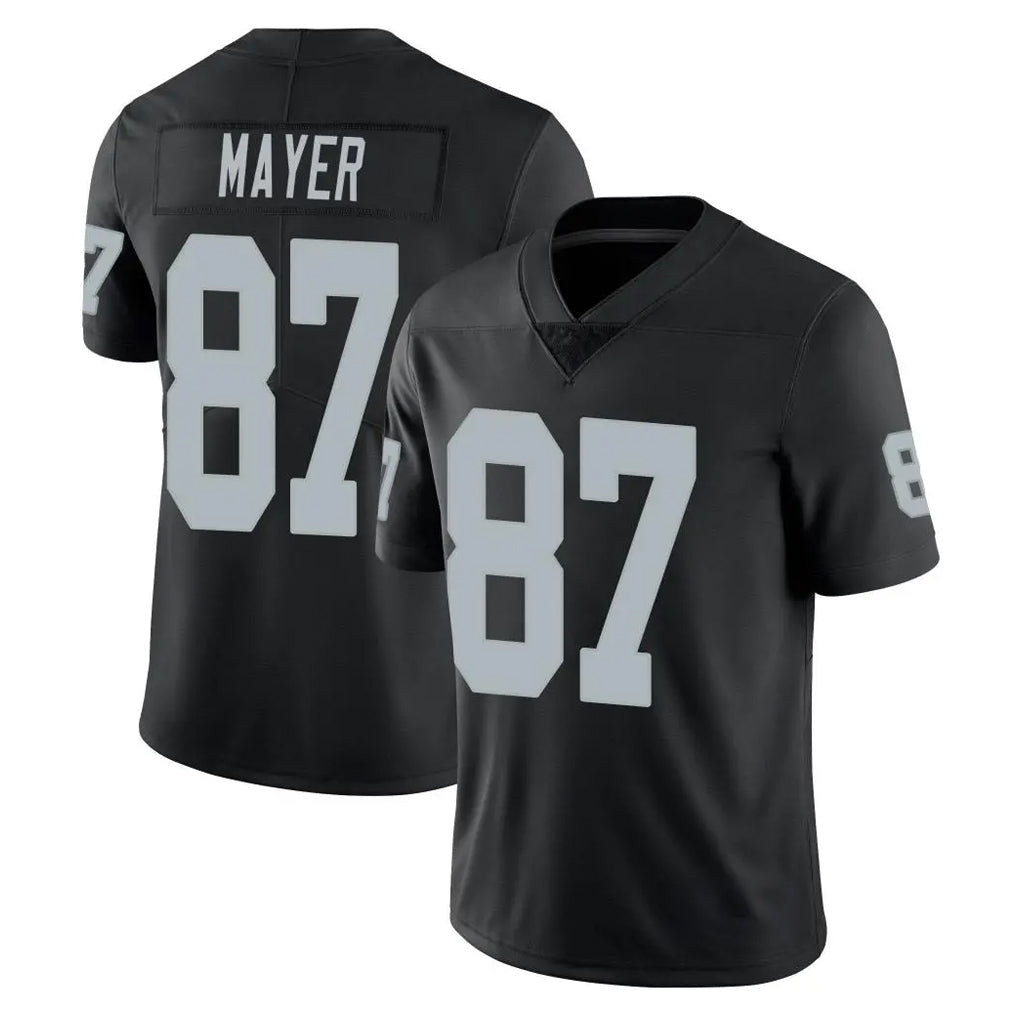 STECN LV.Raiders #87 Michael Mayer Player Black Limited Vapor Untouchable Home Game Stitched Jerseys