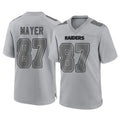 STECN LV.Raiders #87 Michael Mayer Player Gray Atmosphere Fashion Limited Game Stitched Jerseys