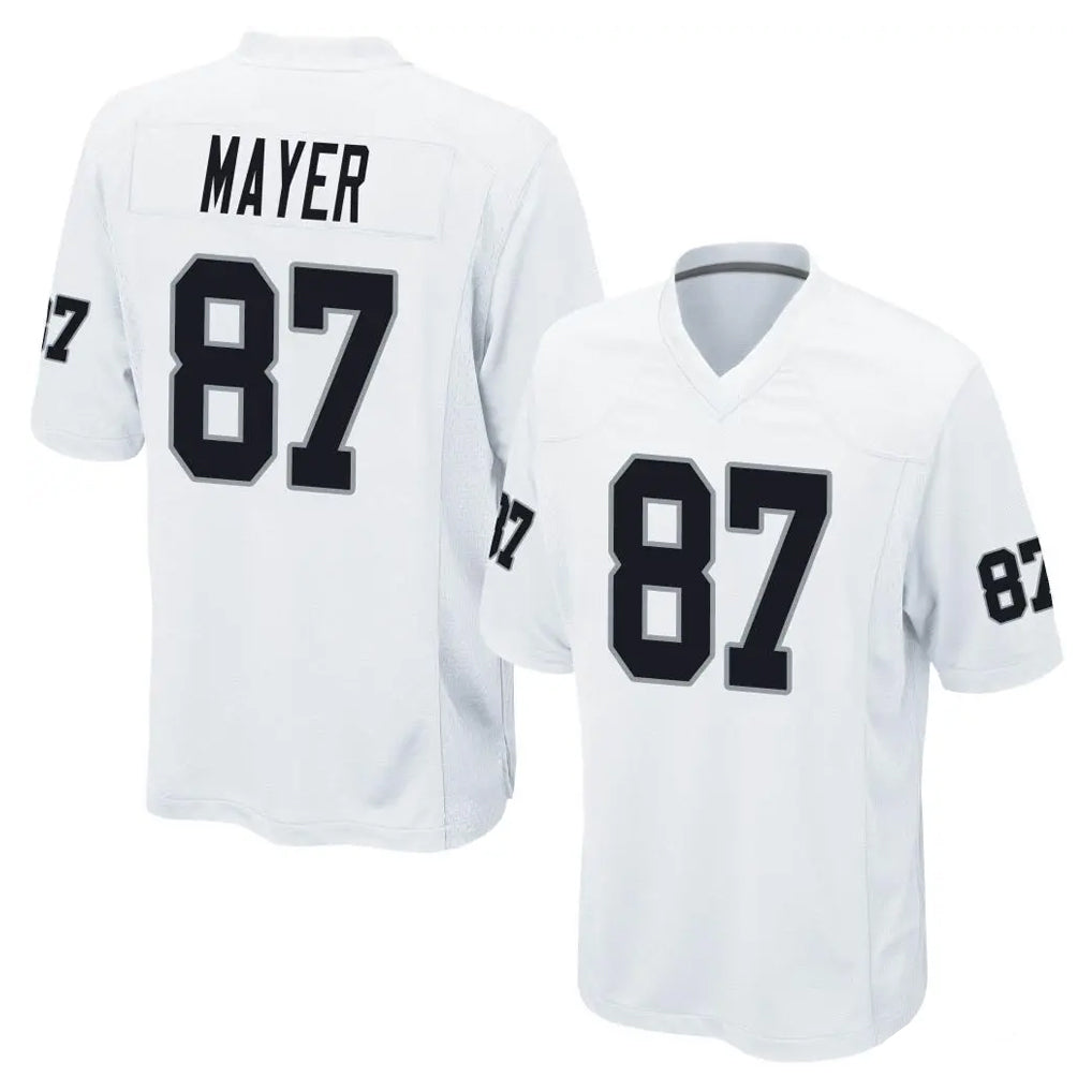 STECN LV.Raiders #87 Michael Mayer Player White Home Game Stitched Jerseys